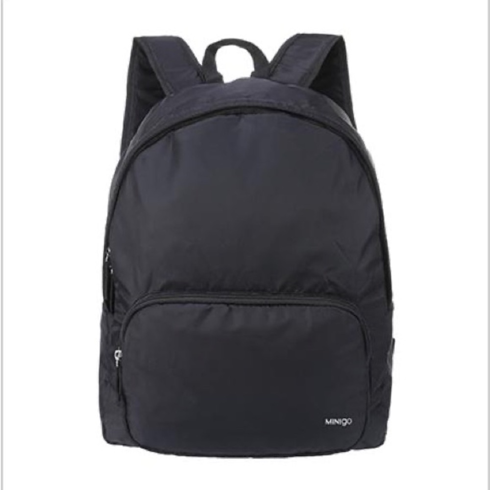 NWT Miniso Minigo Black Foldable Backpack